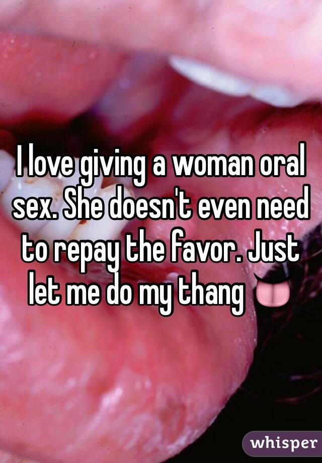 giving oral who love women sex
