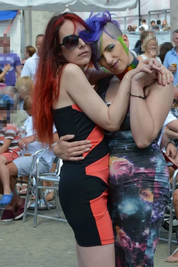 lesbian in public