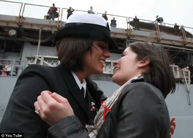 lesbian scenes military
