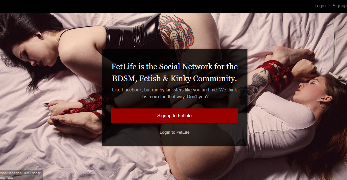 bdsm network kink community website
